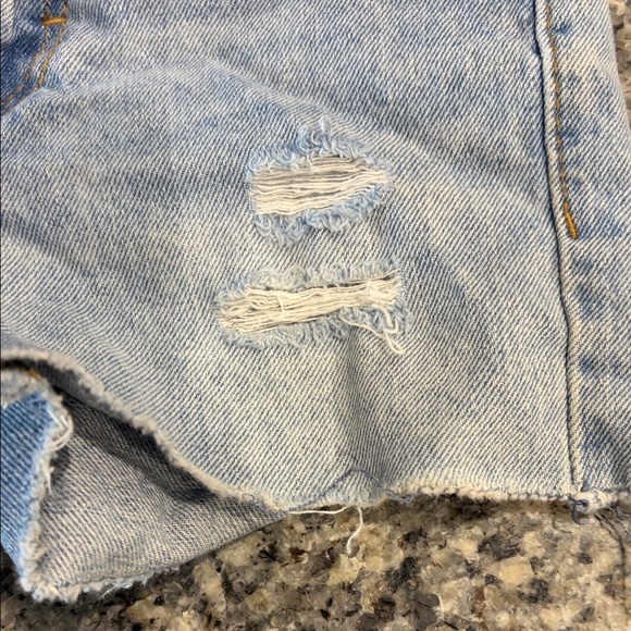 Levi's Light Blue Denim Kids Shorts - Picture 14 of 15